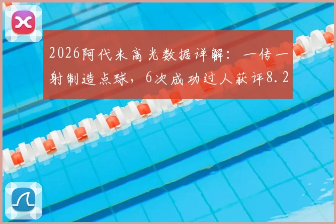 2026阿代米高光数据详解：一传一射制造点球，6次成功过人获评8.2分，却遭争议破门被吹